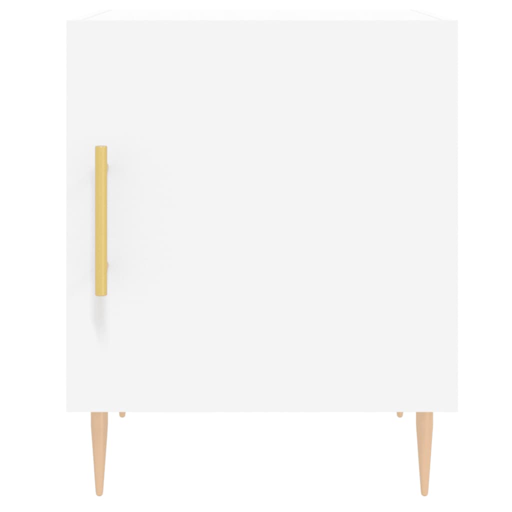 Noćni ormarići 2 kom bijeli 40 x 40 x 50 cm konstruirano drvo