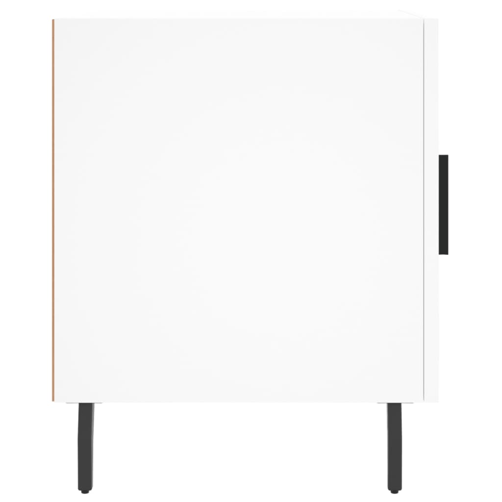 Noćni ormarići 2 kom bijeli 40 x 40 x 50 cm konstruirano drvo