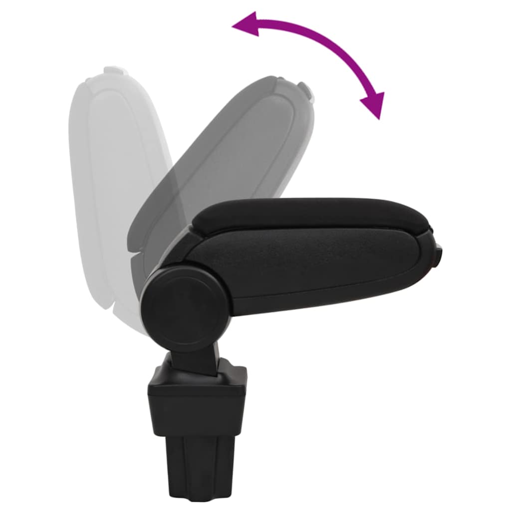 Naslon za ruke za automobil crni 11,5 x 32 x (30 - 50) cm ABS