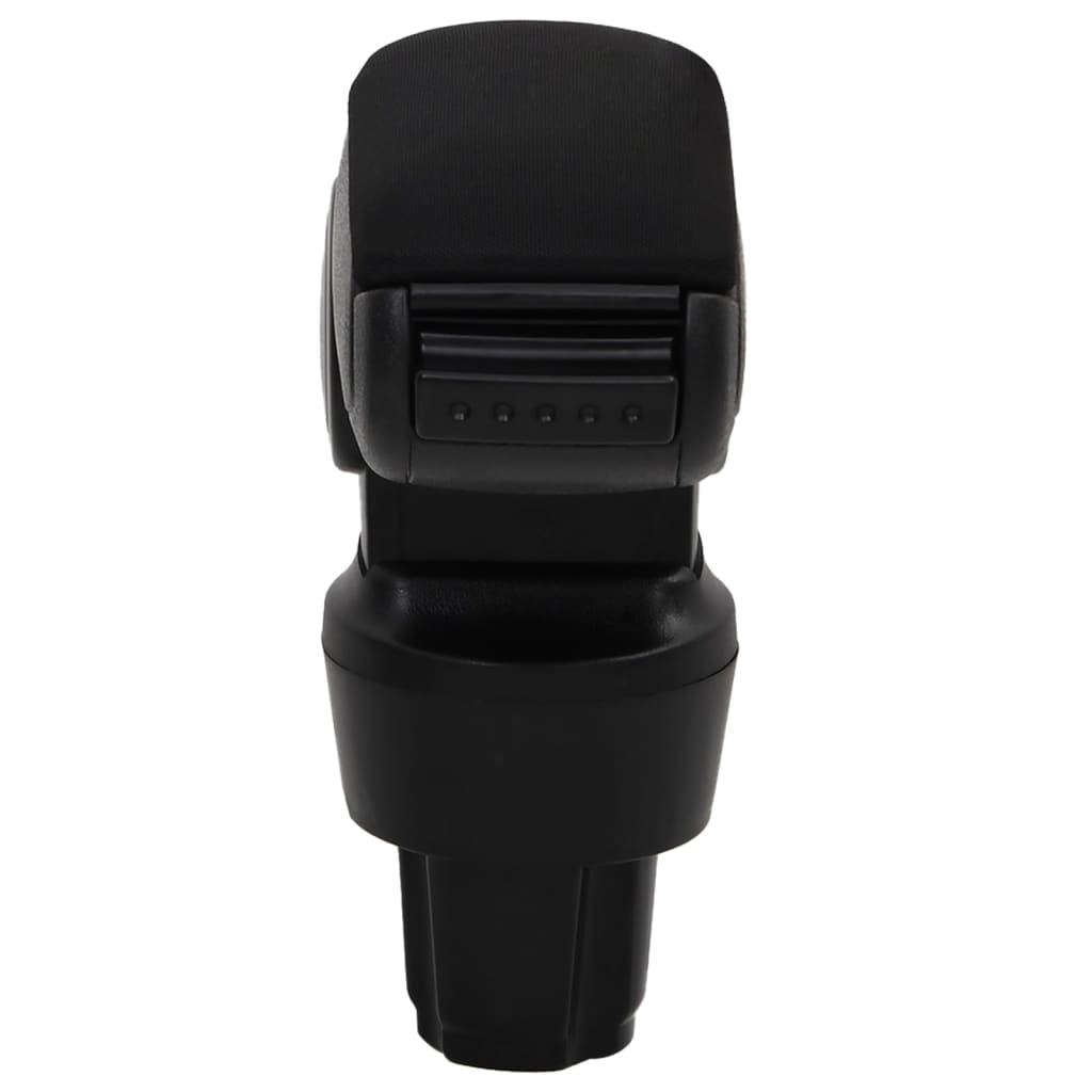 Naslon za ruke za automobil crni 13 x 33 x (33 - 49) cm ABS