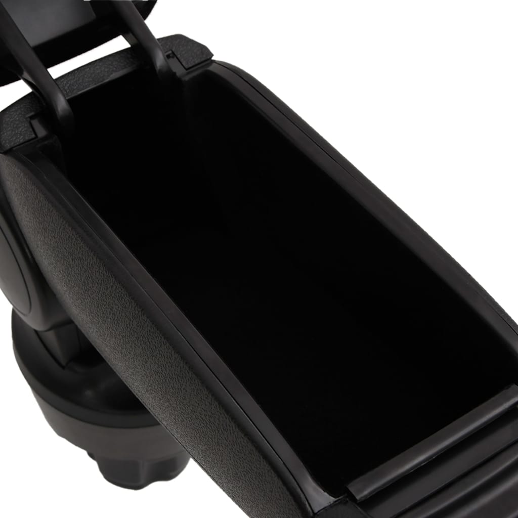 Naslon za ruke za automobil crni 13 x 33 x (33 - 49) cm ABS