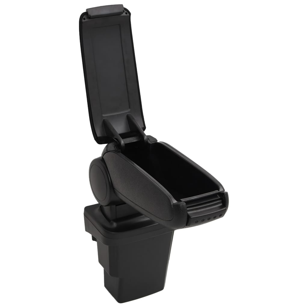 Naslon za ruke za automobil crni 17x32x(37-53) cm ABS
