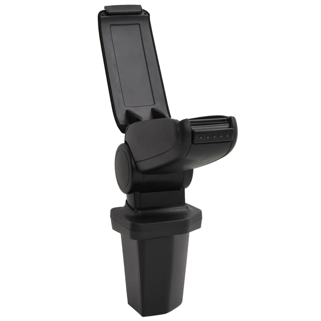 Naslon za ruke za automobil crni 15 x 32 x (40 - 52) cm ABS