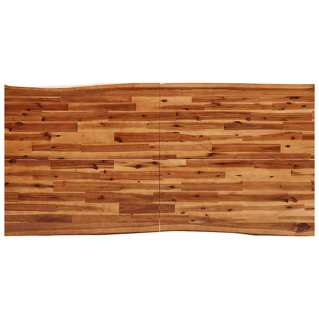 Blagovaonski stol sa živim rubom 180x90x75 cm od drva bagrema
