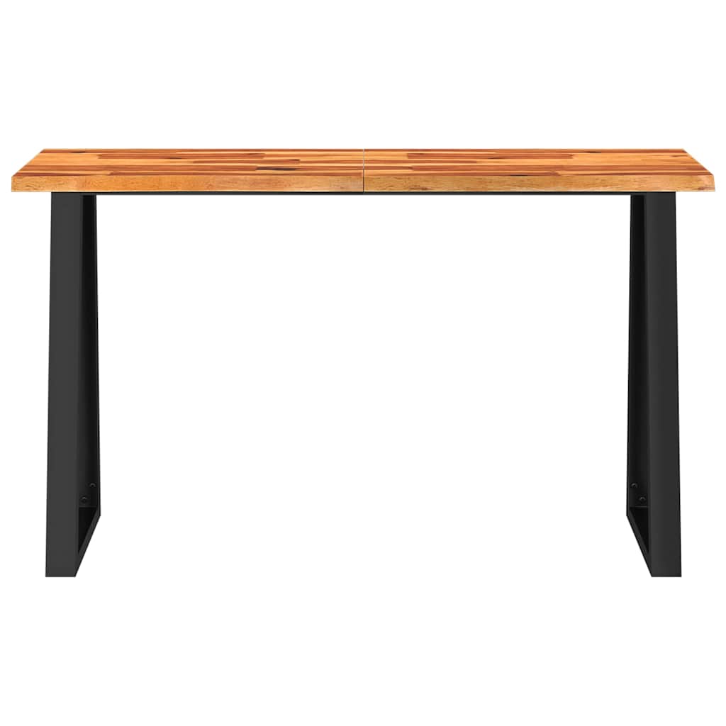 Konzolni stol sa živim rubom 140x40x80 cm masivno drvo bagrema