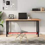 Radni stol 150x55x81,5 cm od masivne bukovine i metala