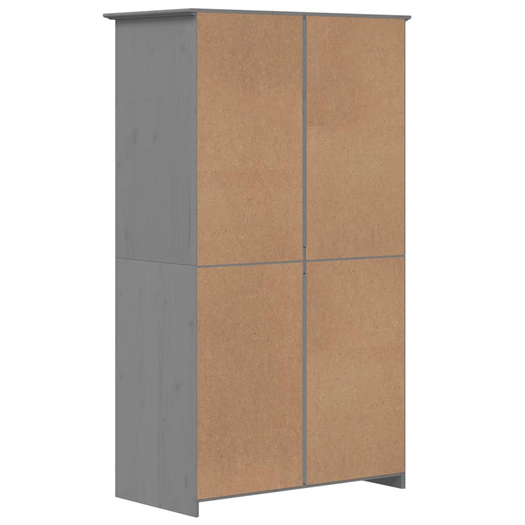 Ormar BODO sivi 99 x 53,5 x 173 cm od masivne borovine