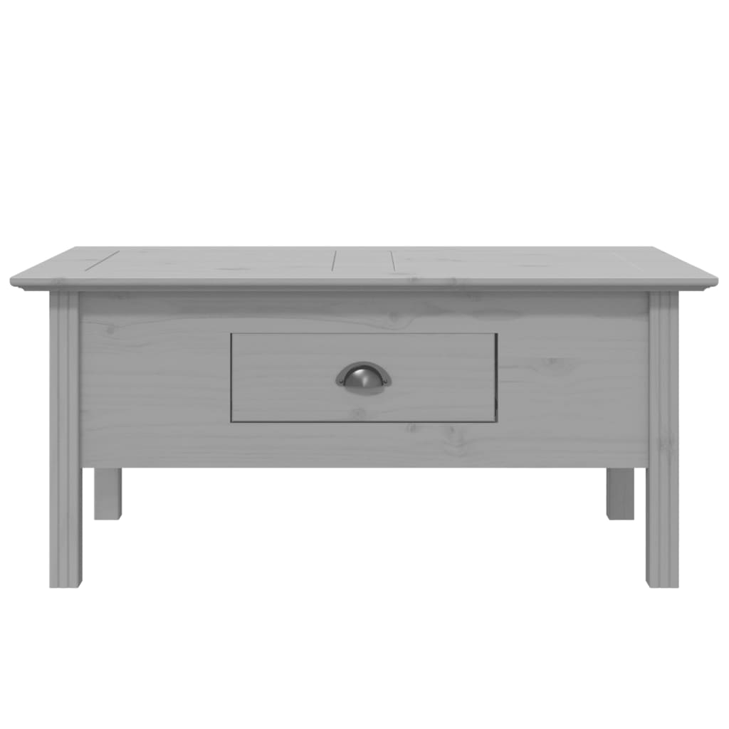 Stolić za kavu BODO sivi 100 x 55 x 46 cm od masivne borovine