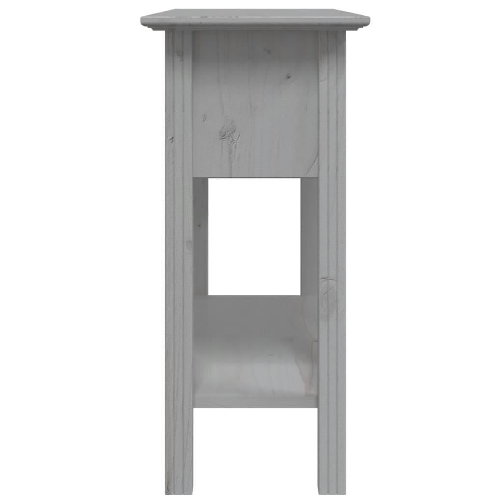 Konzolni stol BODO sivi 91 x 35 x 74 cm od masivne borovine