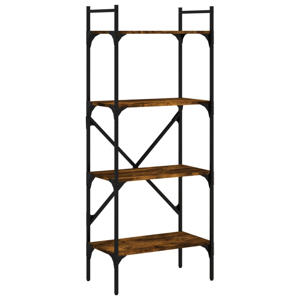 Regal za knjige 4 razine boja hrasta 56x31,5x138,5 cm drveni