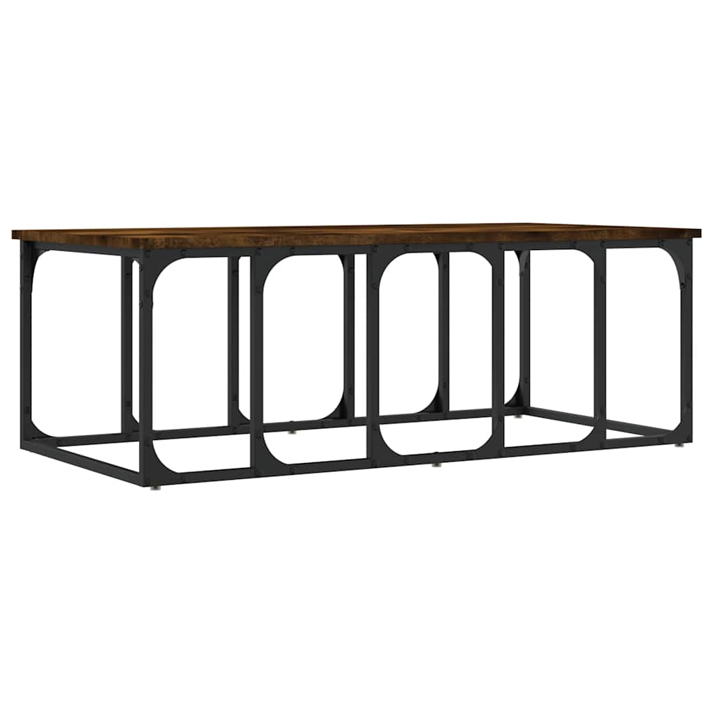 Stolić za kavu boja hrasta 100 x 50 x 35,5 cm konstruirano drvo