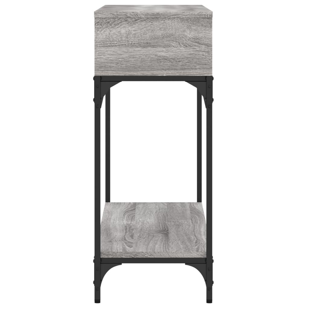 Konzolni stol boja hrasta 100 x 30,5 x 75 cm konstruirano drvo