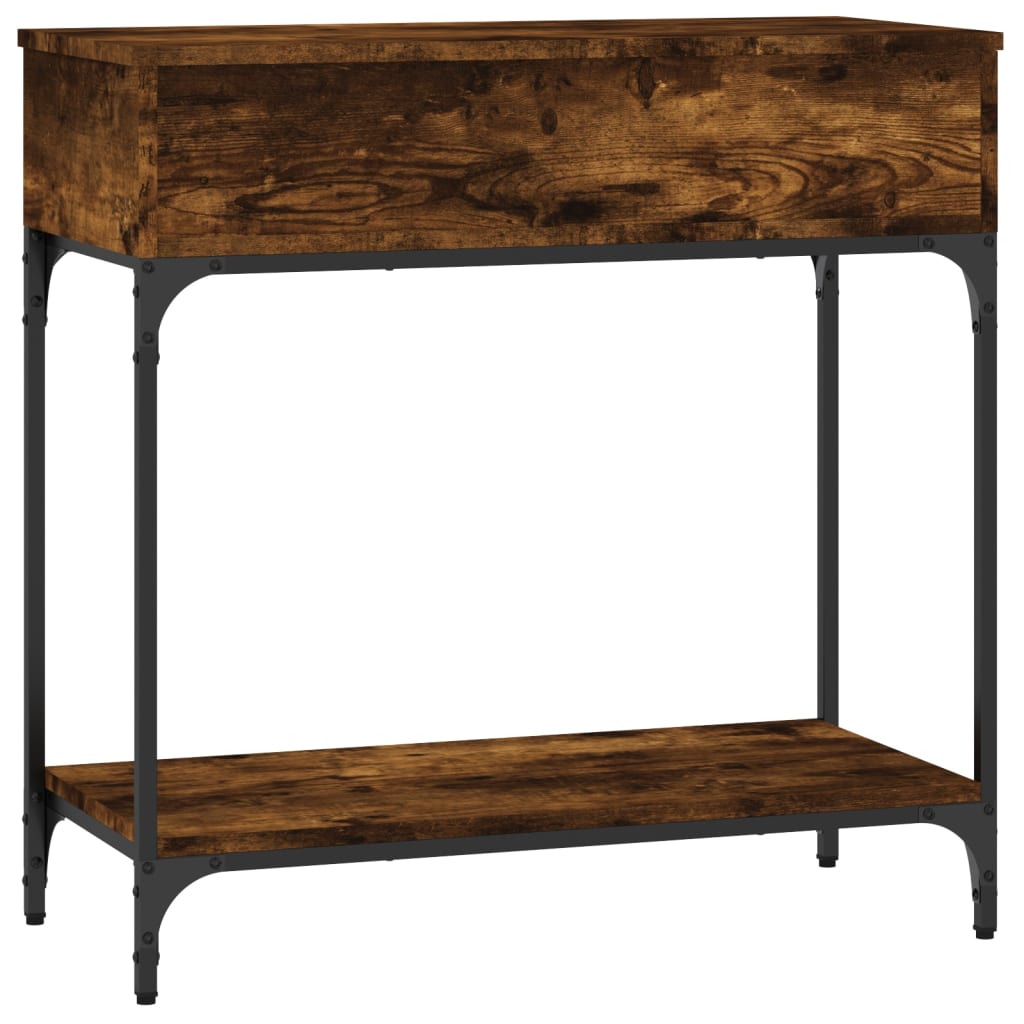 Konzolni stol boja hrasta 75 x 34,5 x 75 cm konstruirano drvo