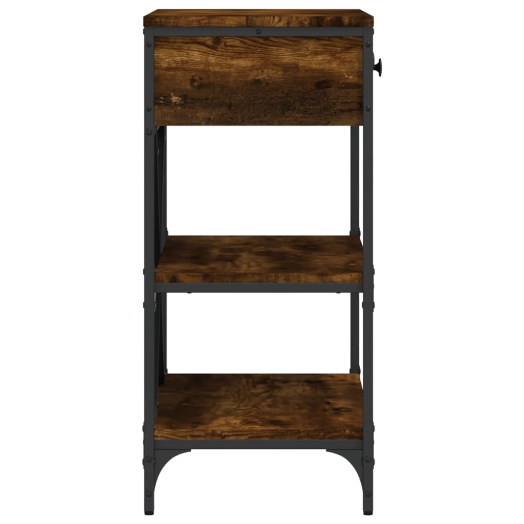 Konzolni stol boja hrasta 75 x 34,5 x 75 cm konstruirano drvo