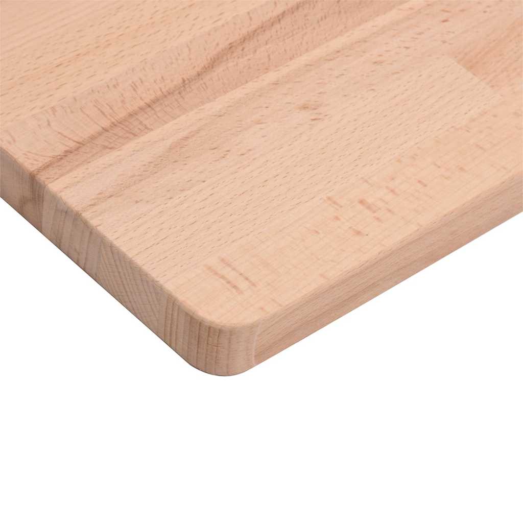 Stolna ploča 70 x 70 x 1,5 cm četvrtasta od masivnog drva bukve