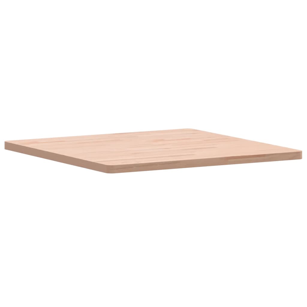 Stolna ploča 70 x 70 x 2,5 cm četvrtasta od masivne bukovine