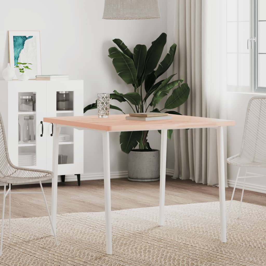 Stolna ploča 80x80x2,5 cm četvrtasta od masivne bukovine