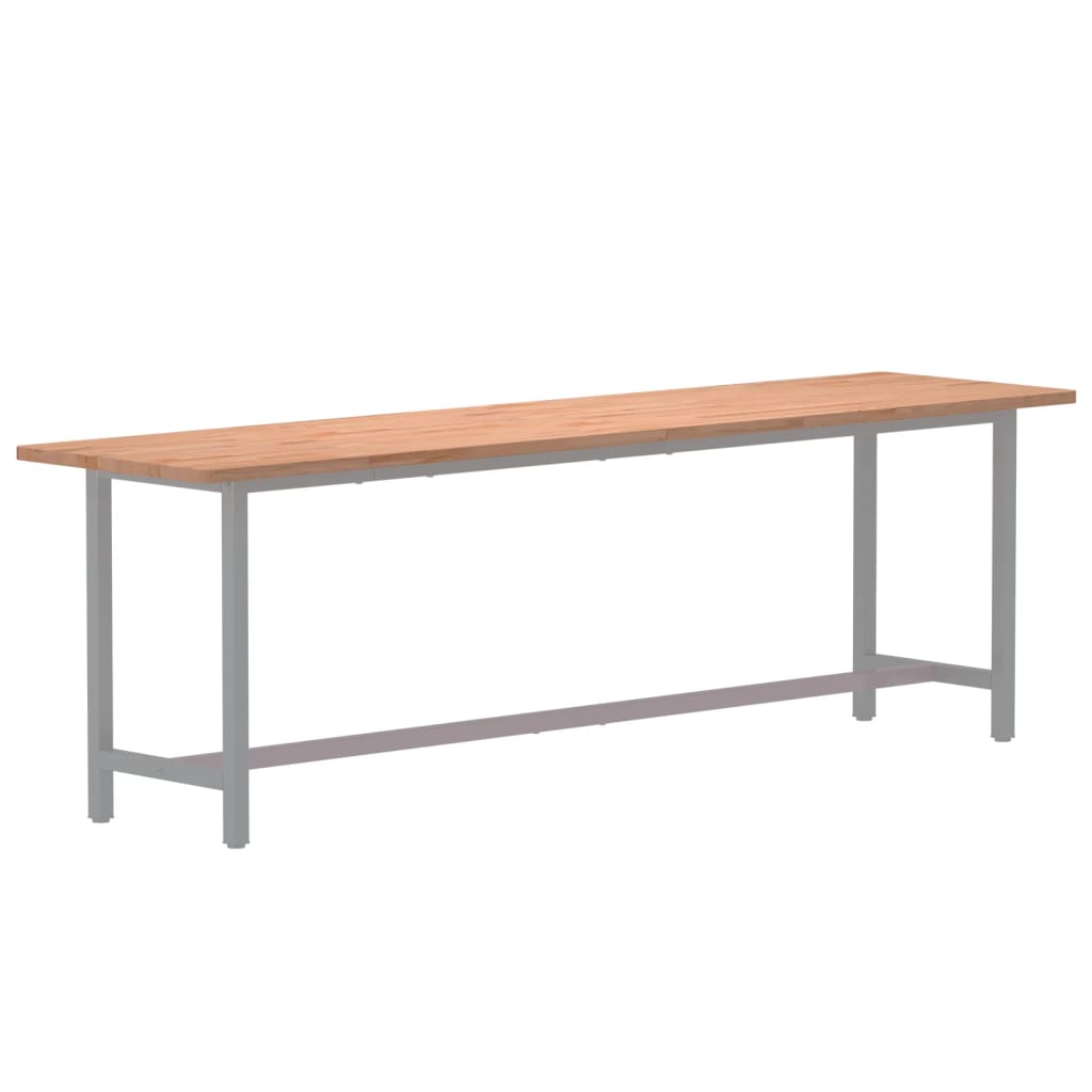 Ploča za radni stol 220 x 55 x 2,5 cm od masivne bukovine