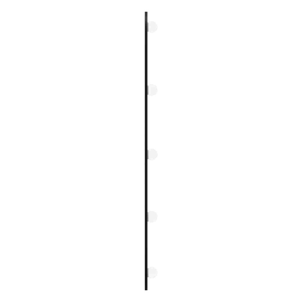 Zidno ogledalo s LED svjetlima 45 x 90 cm stakleno ovalno