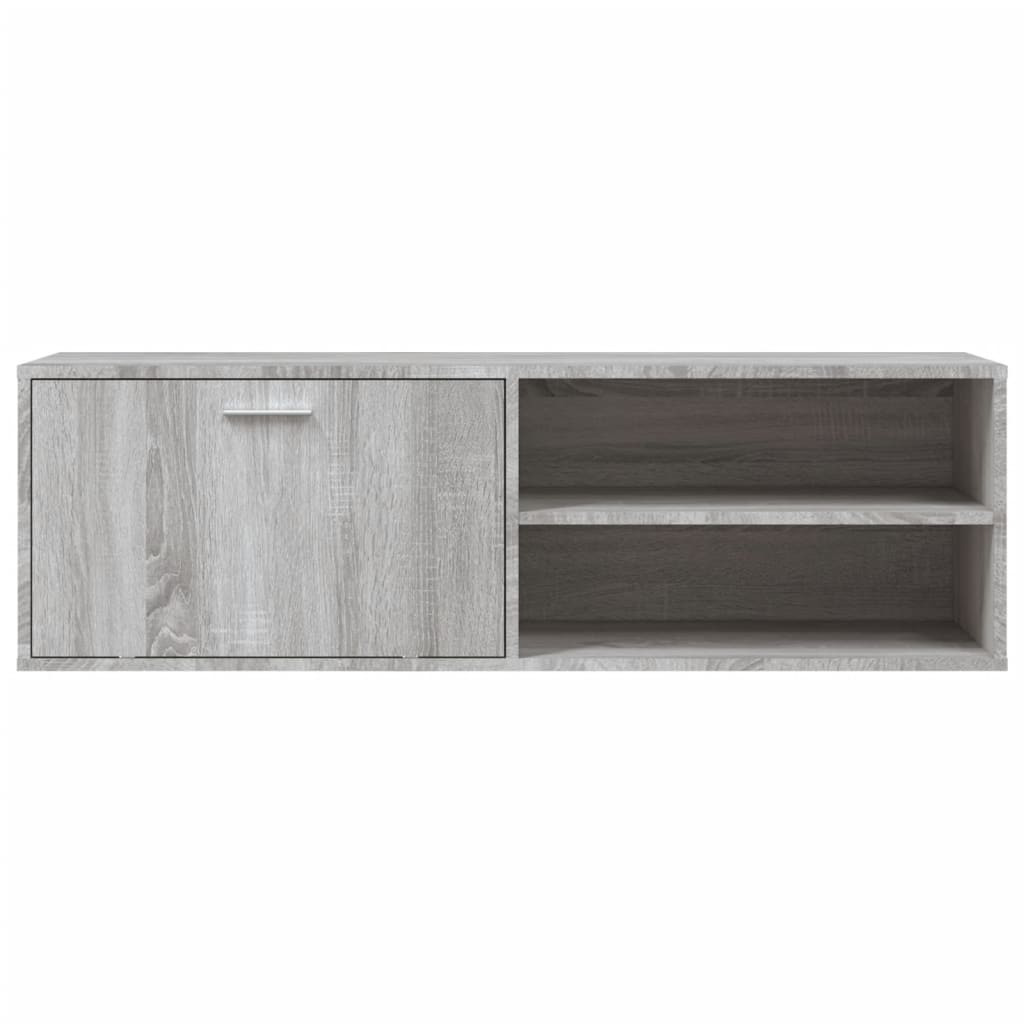 TV ormarić siva boja hrasta 120 x 34 x 37 cm konstruirano drvo