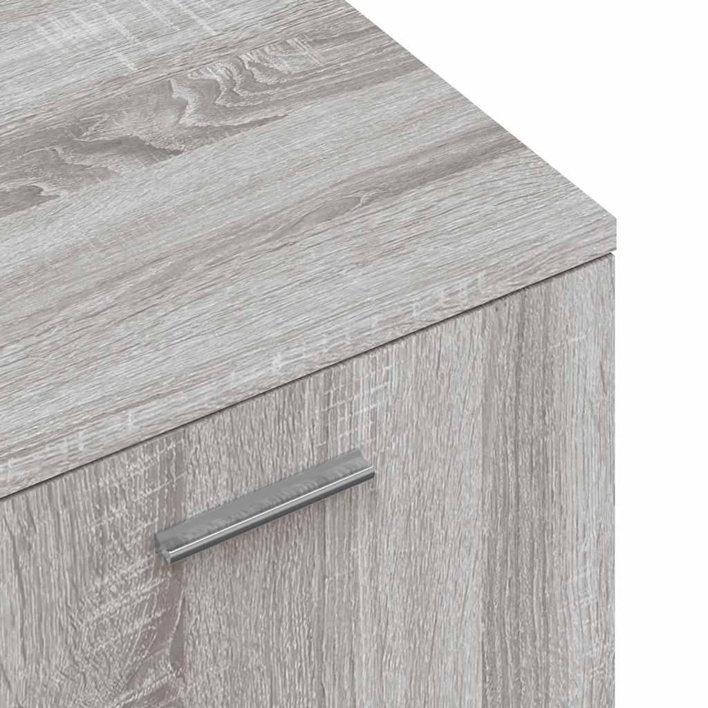 TV ormarić siva boja hrasta 120 x 34 x 37 cm konstruirano drvo