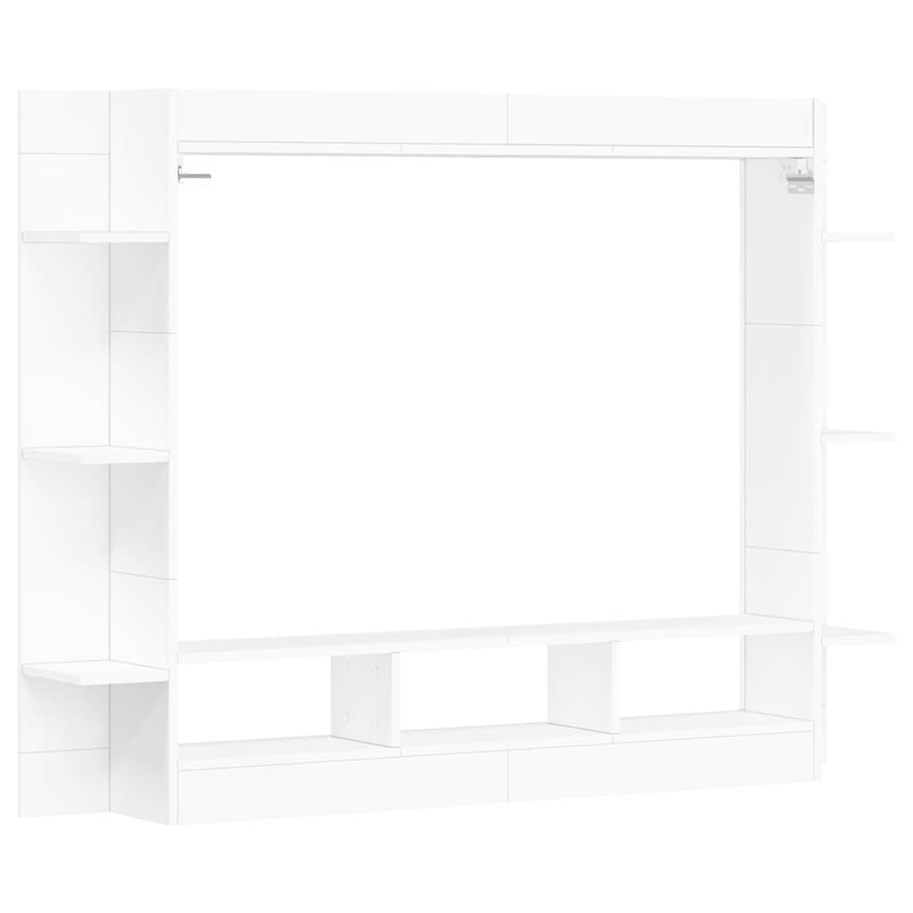 TV ormarić bijeli 152 x 22 x 113 cm od konstruiranog drva