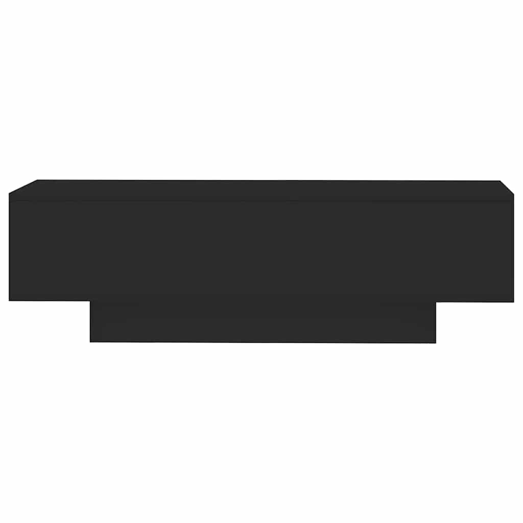 Stolić za kavu crni 100 x 49,5 x 31 cm od konstruiranog drva