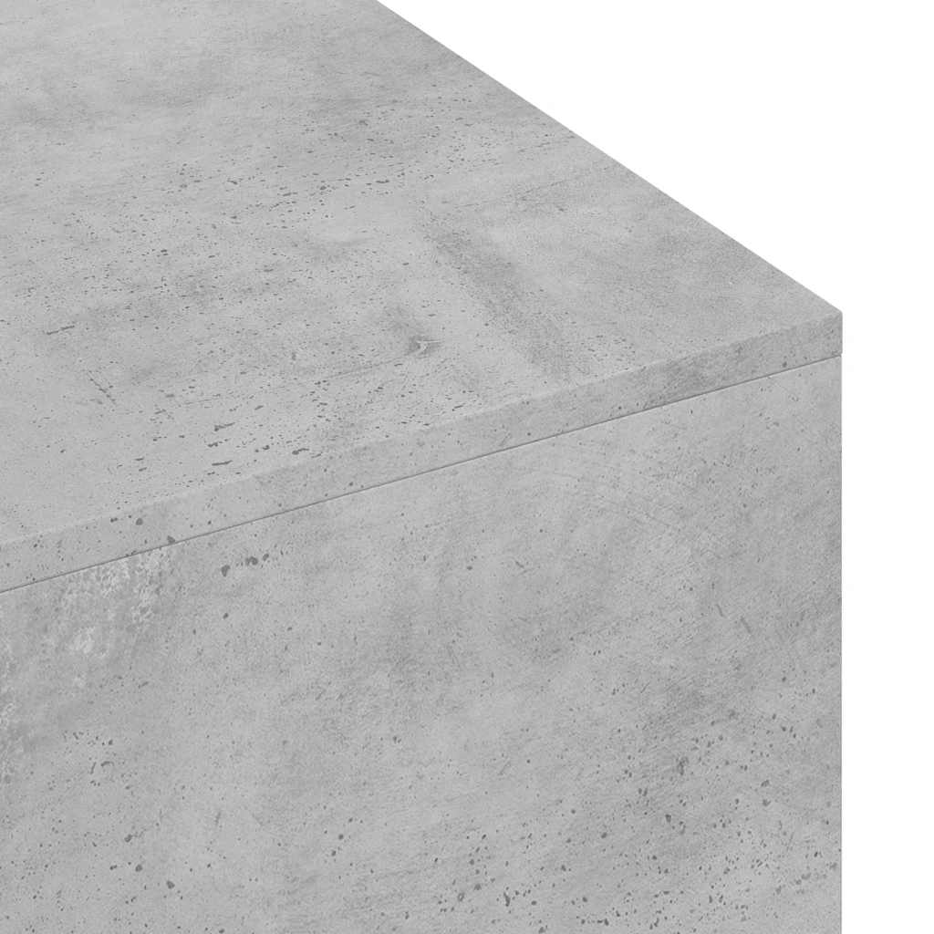 Stolić za kavu boja betona 100 x 49,5 x 31 cm konstruirano drvo