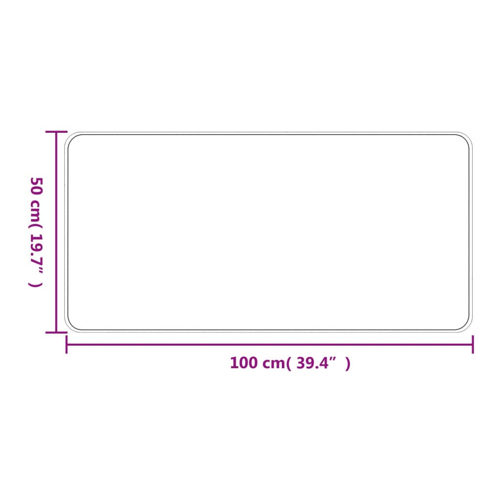 Tepih-staza s izgledom sisala platina 50 x 100 cm