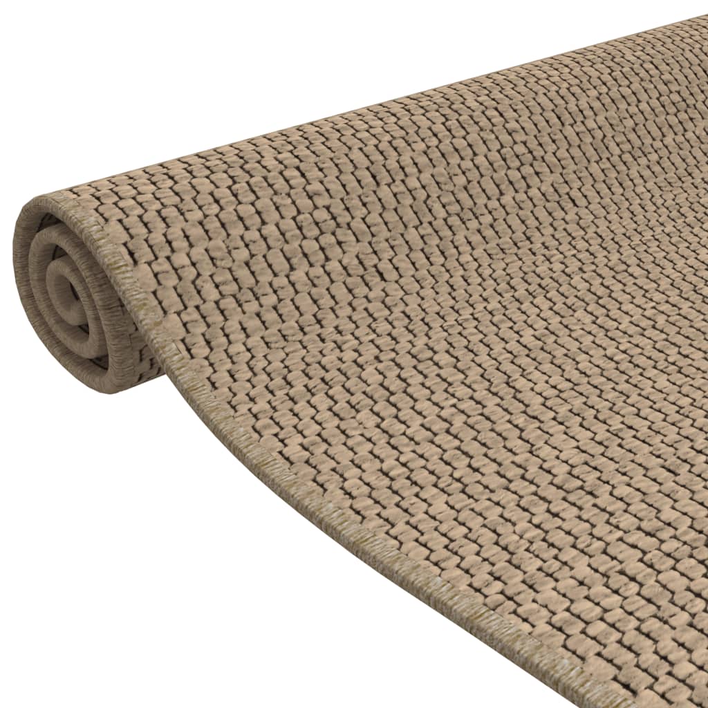 Tepih-staza s izgledom sisala boja pijeska 50 x 150 cm