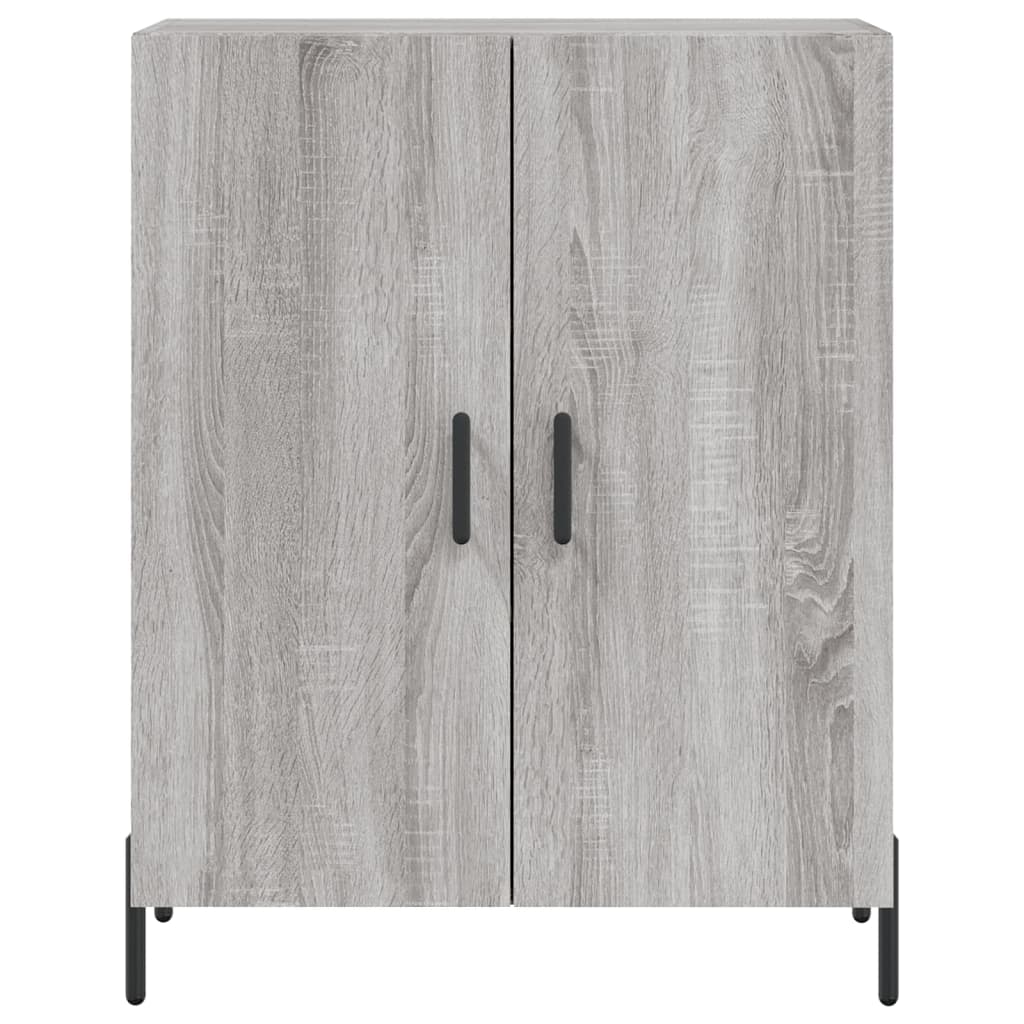 Visoka komoda siva sonome 69,5x34x180 cm od konstruiranog drva
