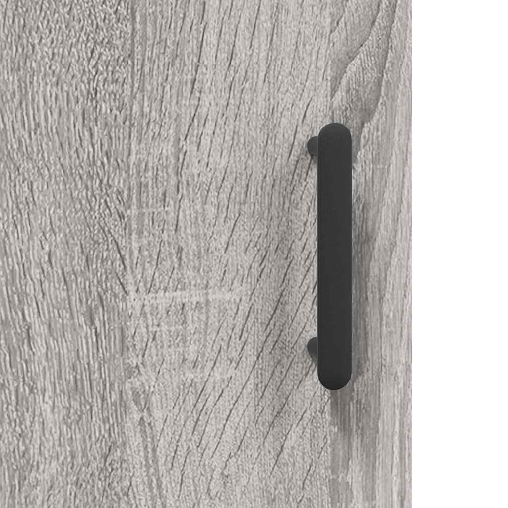 Visoka komoda siva sonome 69,5x34x180 cm od konstruiranog drva