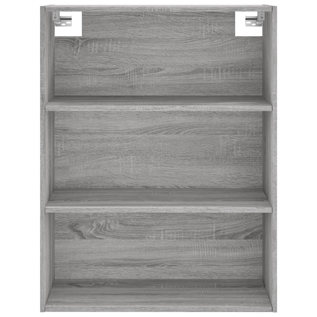Visoka komoda siva sonome 69,5x34x180 cm od konstruiranog drva