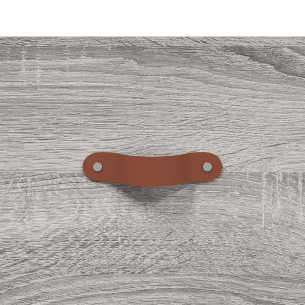 Visoka komoda siva sonome 69,5x34x180 cm od konstruiranog drva