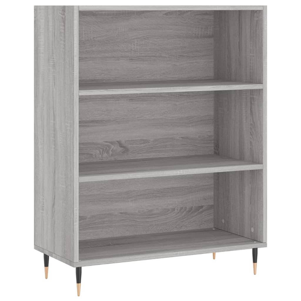 Visoka komoda siva sonome 69,5x32,5x180 cm konstruirano drvo