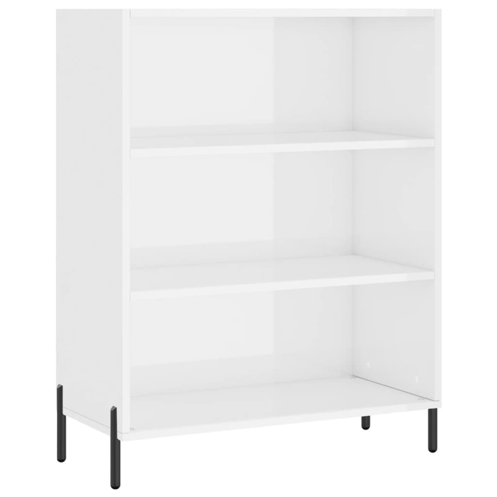 Visoka komoda bijela 69,5 x 32,5 x 180 cm od konstruiranog drva