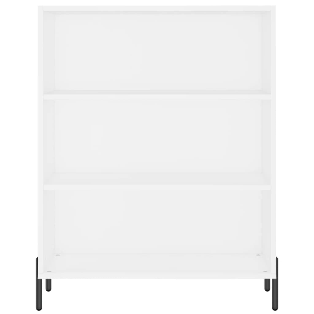 Visoka komoda bijela 69,5 x 32,5 x 180 cm od konstruiranog drva