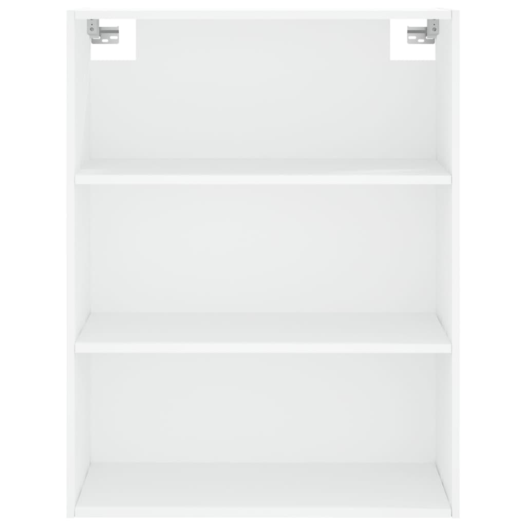 Visoka komoda bijela 69,5 x 32,5 x 180 cm od konstruiranog drva