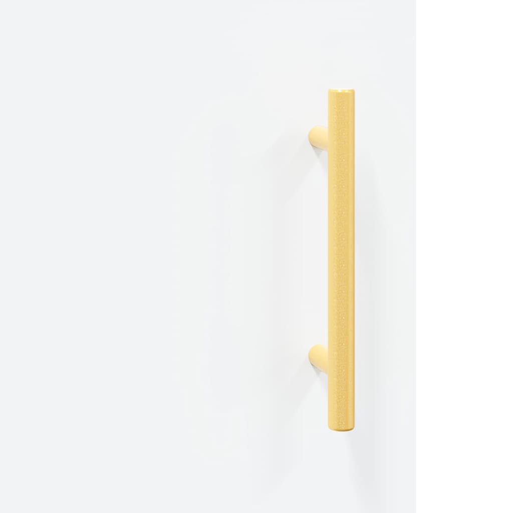 Visoka komoda bijela 69,5x34x180 cm konstruirano drvo