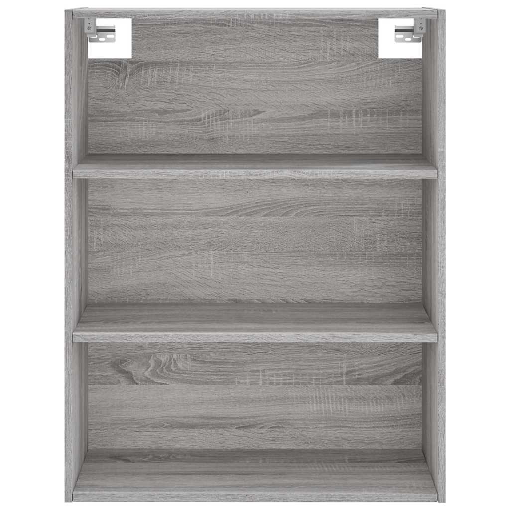 Visoka komoda siva sonome 69,5x34x180 cm od konstruiranog drva