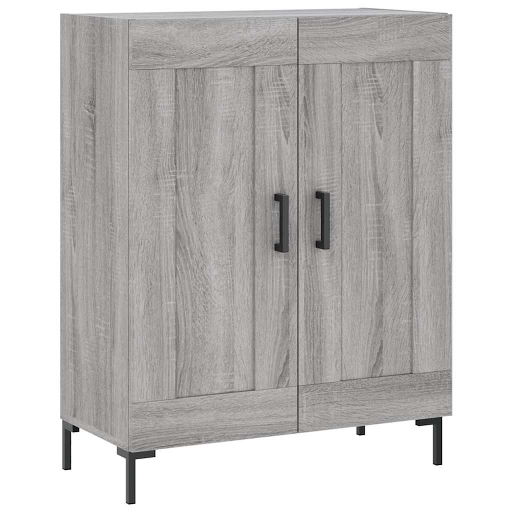 Visoka komoda siva sonome 69,5x34x180 cm od konstruiranog drva