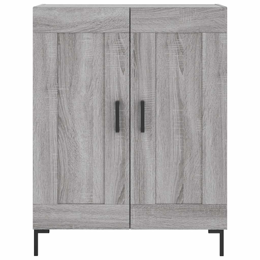 Visoka komoda siva sonome 69,5x34x180 cm od konstruiranog drva