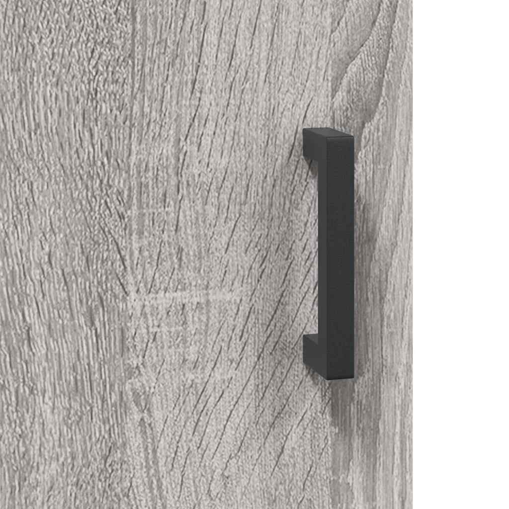 Visoka komoda siva sonome 69,5x34x180 cm od konstruiranog drva