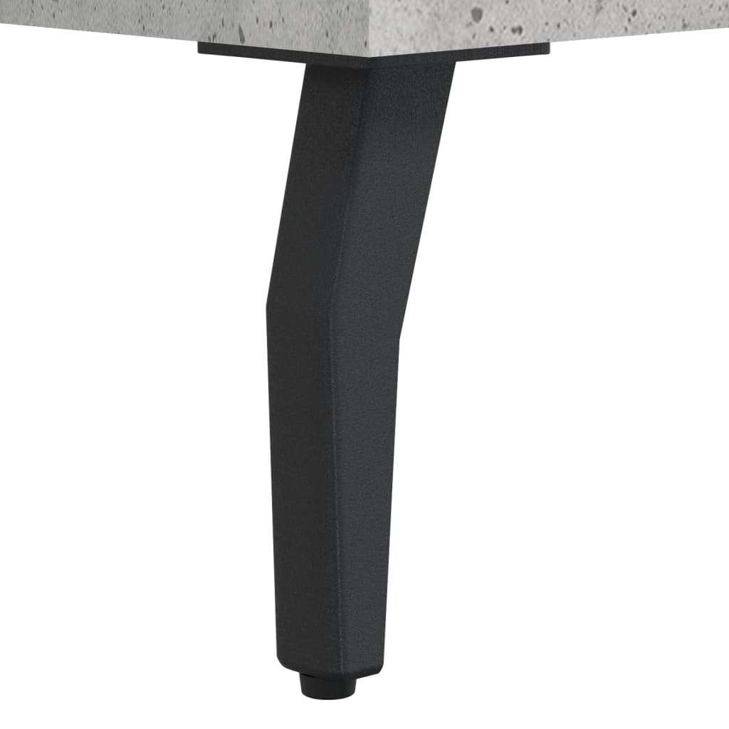 Visoka komoda siva betona 69,5x34x180 cm od konstruiranog drva