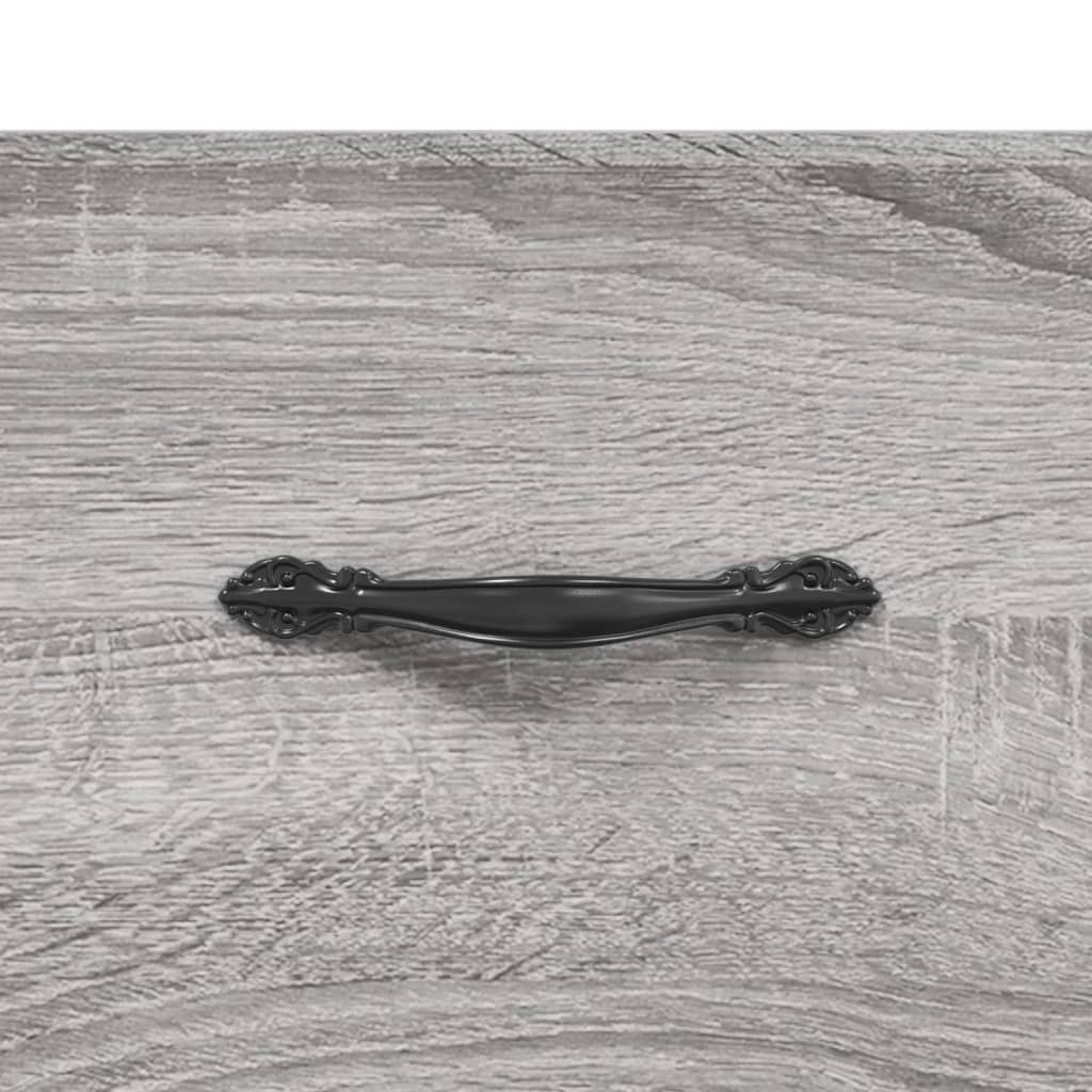 Visoka komoda siva sonome 69,5x34x180 cm od konstruiranog drva