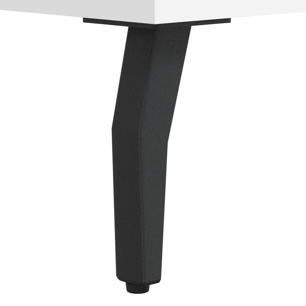 Visoka komoda bijela 69,5x34x180 cm konstruirano drvo