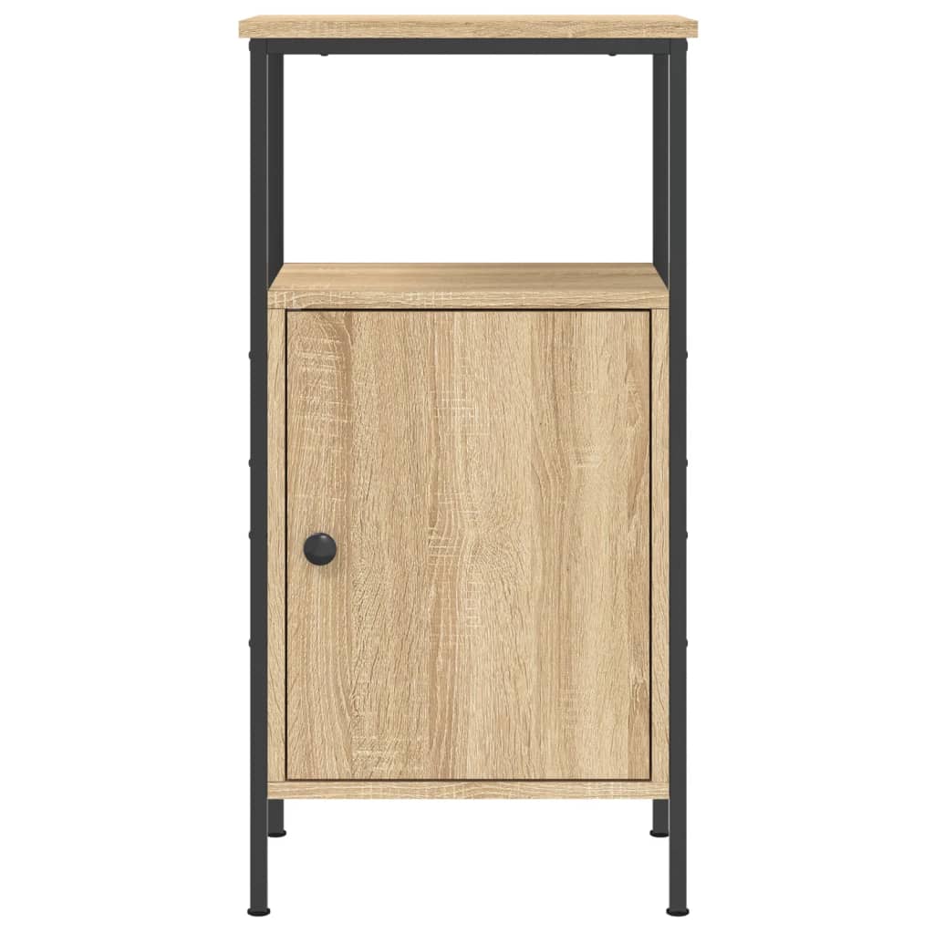 Noćni ormarići 2 kom boja hrasta 41x31x80 cm konstruirano drvo