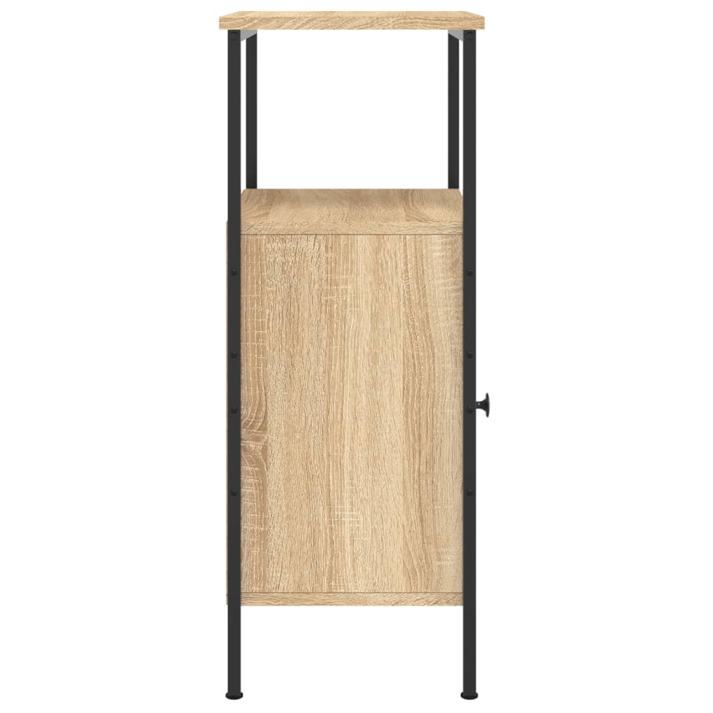 Noćni ormarići 2 kom boja hrasta 41x31x80 cm konstruirano drvo
