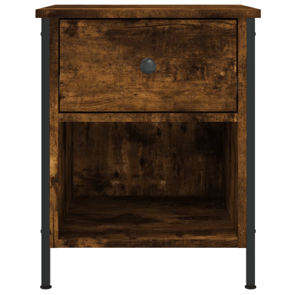 Noćni ormarići 2 kom boja hrasta 40x42x50 cm konstruirano drvo