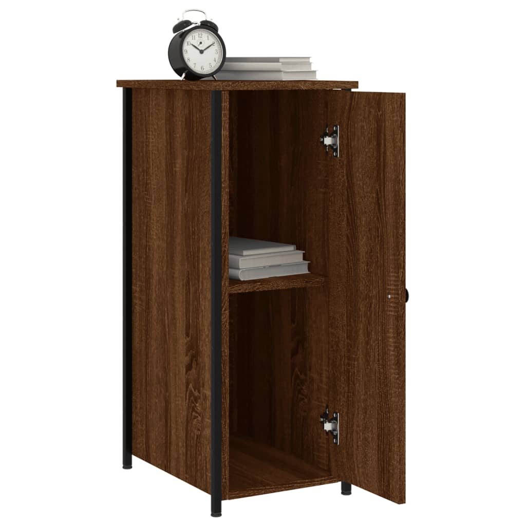 Noćni ormarići 2 kom boja hrasta 32x42x80 cm konstruirano drvo